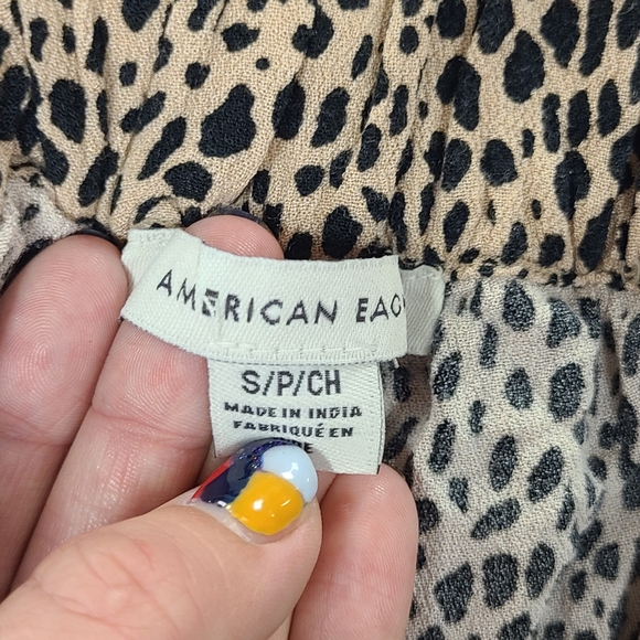 American Eagle Polka Dot Wide-leg Pant - Picture 4 of 5